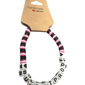 Jojo Siwa ‘bulletproof ’ clay beaded bracelet