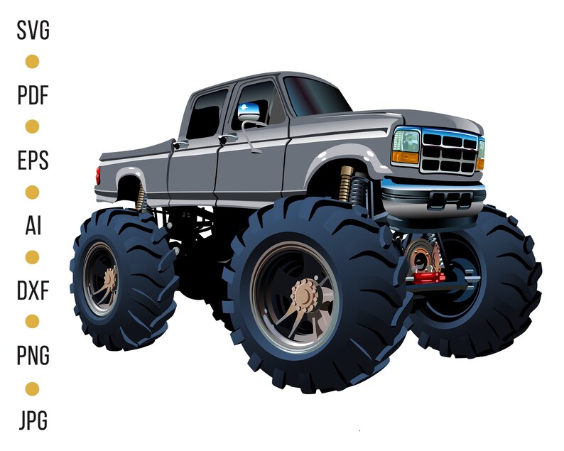 Free Free 126 Monster Truck Logo Svg SVG PNG EPS DXF File