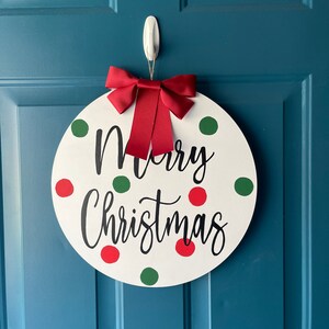 Merry Christmas Door Hanger