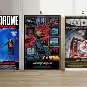 Videodrome Film classic movie canvas poster unframe multiple choice-12x18‘’16x24‘’24x36&#39;&#39;