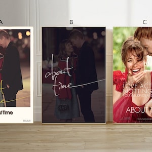 About Time Film classic movie canvas poster unframe multiple choice-12x18‘’16x24‘’24x36&#39;&#39;