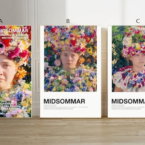 Midsommar Film classic movie canvas poster unframe multiple choice-12x18‘’16x24‘’24x36''