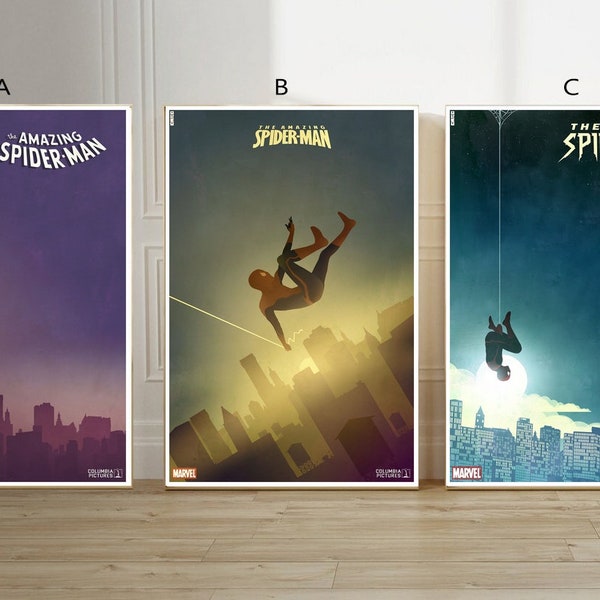 The Amazing Spider-Man Film classic movie canvas poster unframe multiple choice-12x18‘’16x24‘’24x36''