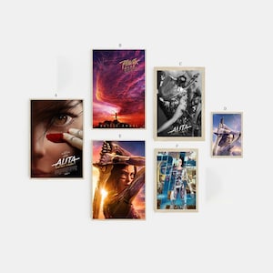 Alita battle angel Film classic movie canvas poster unframe multiple choice-12x18‘’16x24‘’24x36&#39;&#39;