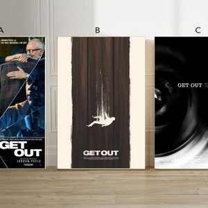Get Out Film klassieke film canvas poster unframed multiple choice-12 x 18&#39;&#39;16 x 24&#39;&#39;24 x 36&#39;&#39;