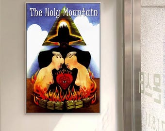 The Holy Mountain 1973 Film Classic Movie Canvas Poster Unframe