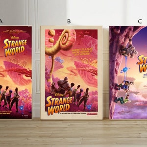 Strange World Film classic movie canvas poster unframe multiple choice-12x18‘’16x24‘’24x36&#39;&#39;
