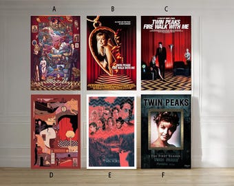 Twin Peaks: Fire Walk with Me Film classic movie canvas poster unframe multiple choice-12x18‘’16x24‘’24x36''