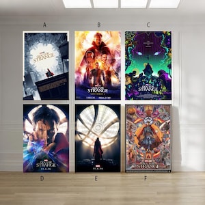 Plakat na płótnie z filmu Doktor Strange 2016, klasyczny, bez ramki, wielokrotnego wyboru, 12x18'', 16x24'', 24x36''