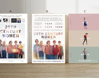 Póster de película clásica del siglo XX sobre mujeres, lienzo sin marco, opción múltiple, 12 x 18, 16 x 24, 24 x 36 pulgadas