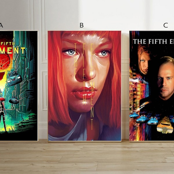 Fifth Element Poster Etsy
