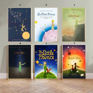 THE LITTLE Prince Film classic movie canvas poster unframe multiple choice-12x18‘’16x24‘’24x36&#39;&#39;