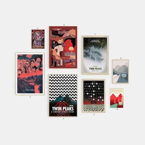 Póster de lienzo de la película clásica Twin Peaks: Fire Walk with Me, sin marco, opción múltiple, 12 x 18, 16 x 24, 24 x 36 pulgadas