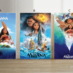 Moana Film classic movie canvas poster unframe multiple choice-12x18‘’16x24‘’24x36&#39;&#39;