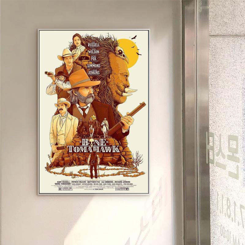 ボーン・トマホーク 2015年映画 クラシック映画 キャンバスポスター