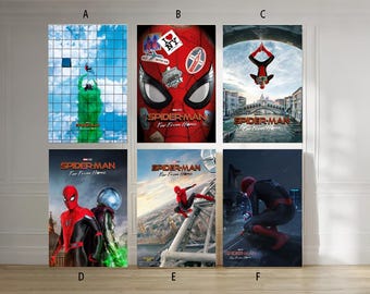 Spider-Man: Far From Home 2019 Film classic movie canvas poster unframe multiple choice-12x18‘’16x24‘’24x36''