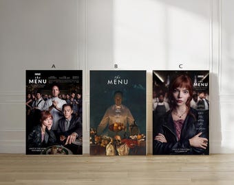 The Menu 2022 Filmklassiker Leinwand Poster ungerahmt Multiple Prints-12x18‘‘16x24‘‘24x36''
