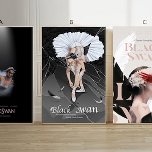 Black Swan Film classic movie canvas poster unframe multiple choice-12x18‘’16x24‘’24x36&#39;&#39;
