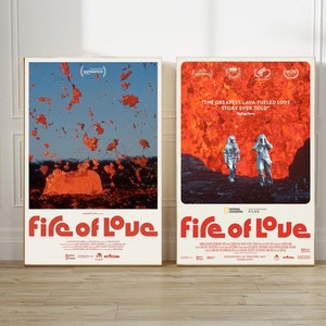 "Fire of Love" ""Feuer der Liebe"" Filmklassiker auf Leinwand"
