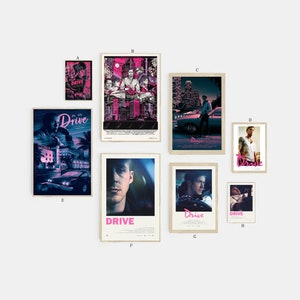 Drive 2011 Film classic movie canvas poster unframe multiple choice-12x18‘’16x24‘’24x36&#39;&#39;