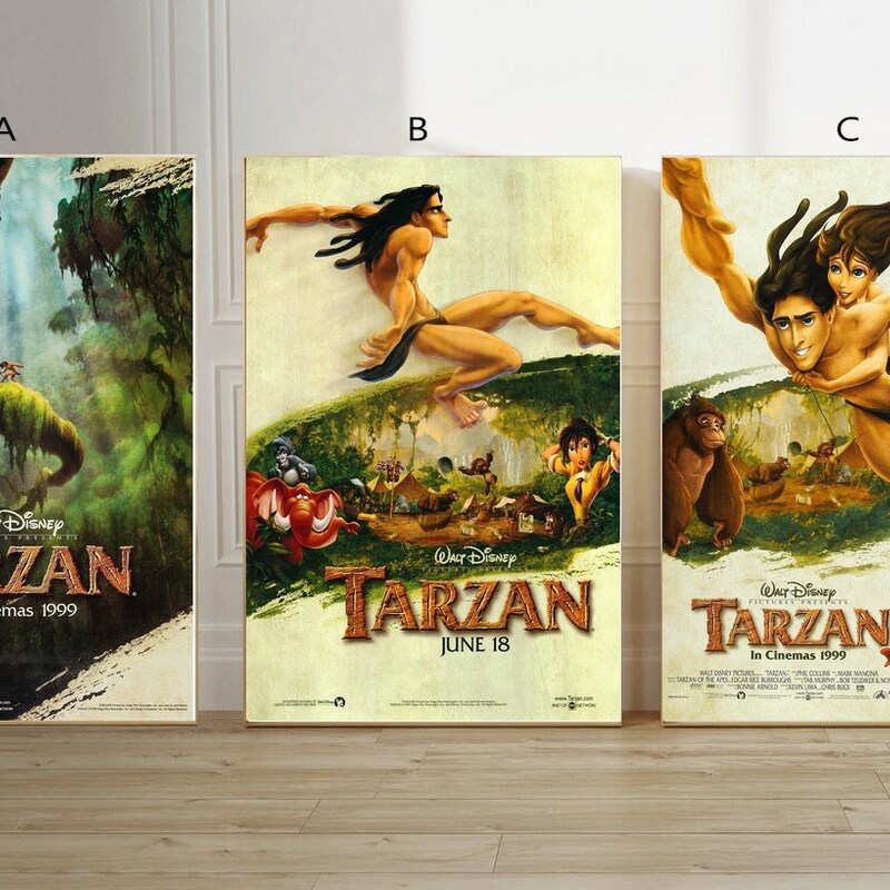 Tarzan Poster Etsy