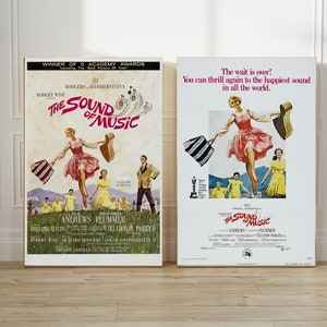 The Sound of Music  Film classic movie canvas poster unframe multiple choice-12x18‘’16x24‘’24x36&#39;&#39;