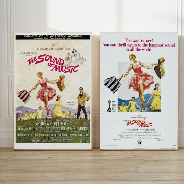 The Sound of Music  Film classic movie canvas poster unframe multiple choice-12x18‘’16x24‘’24x36''