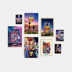 Toy Story Film classic movie canvas poster unframe multiple choice-12x18‘’16x24‘’24x36&#39;&#39;