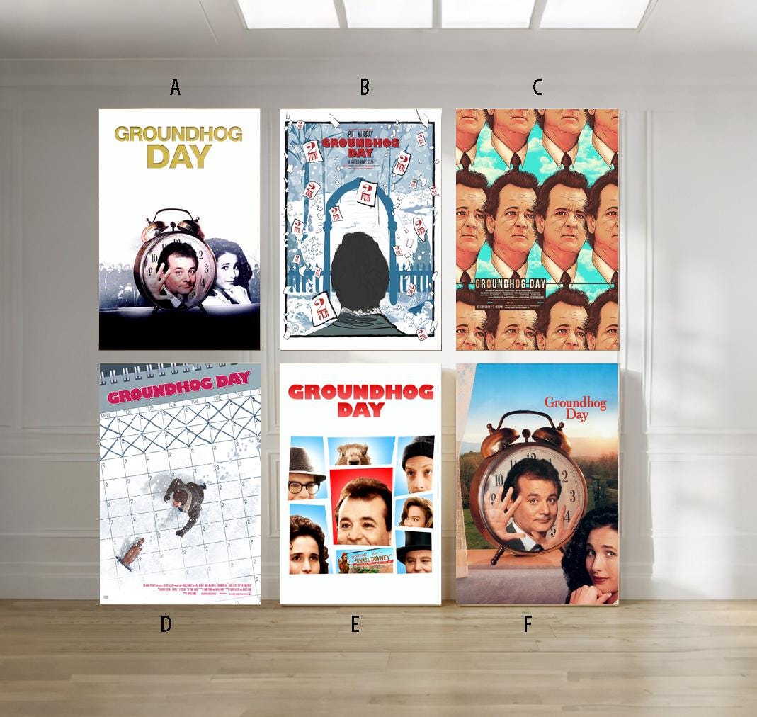Groundhog day poster - Etsy 日本