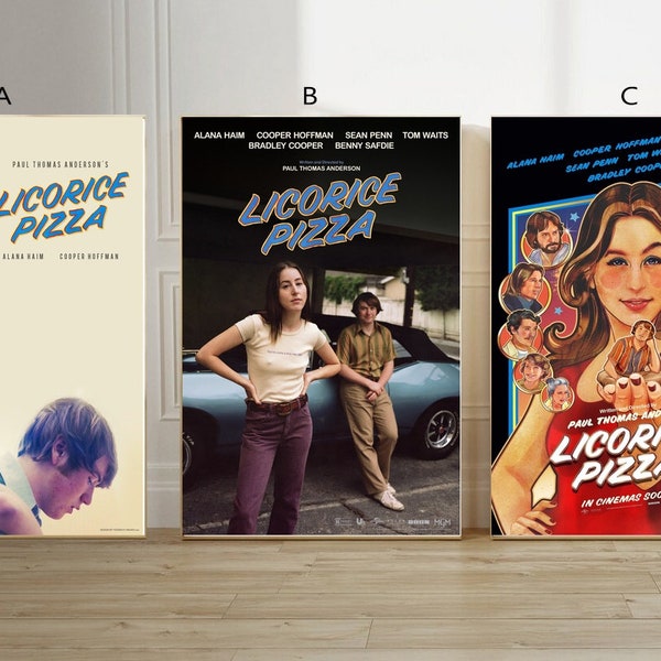 Lakritze Pizza Filmklassiker Leinwand Poster ungerahmt Multiple Prints-12x18‘‘