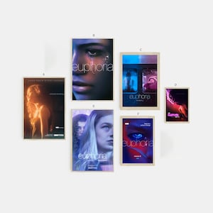 The Euphoria 1 The Euphoria 2 TV series Film classic movie canvas poster unframe multiple choice-12x18‘’16x24‘’24x36&#39;&#39;