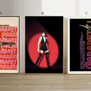 Cabaret Film classic movie canvas poster unframe multiple choice-12x18‘’16x24‘’24x36&#39;&#39;