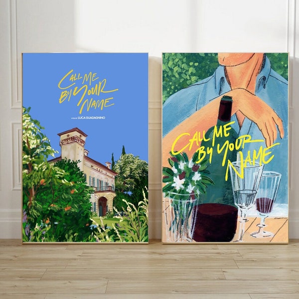 Call me by your name  classic movie canvas poster unframe multiple choice-12x18‘’16x24‘’24x36''