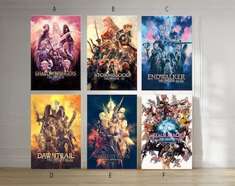 FFXIV Endwalker Print (poster and Mini Size Available!) - A Flower