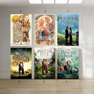 The Princess Bride 1987 Film classic movie canvas poster unframe multiple choice-12x18‘’16x24‘’24x36''