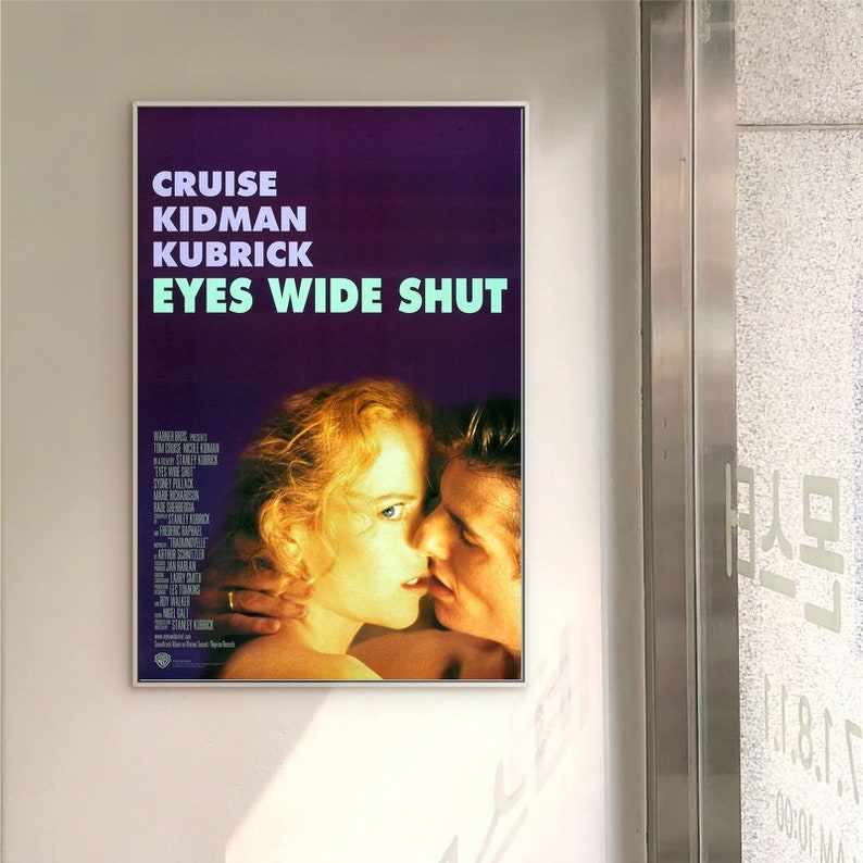 Eyes Wide Shut Film Classic Movie Canvas Poster Unframe Etsy