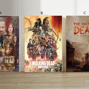 The Walking Dead TV series Film classic movie canvas poster unframe multiple choice-12x18‘’16x24‘’24x36&#39;&#39;