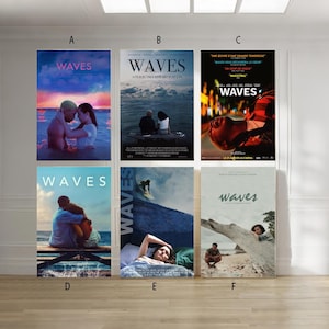 Waves 2019 Film classic movie canvas poster unframe multiple choice-12x18‘’16x24‘’24x36''