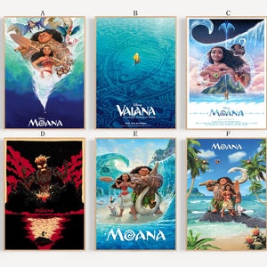 Moana Film classic movie canvas poster unframe multiple choice-12x18‘’16x24‘’24x36&#39;&#39;