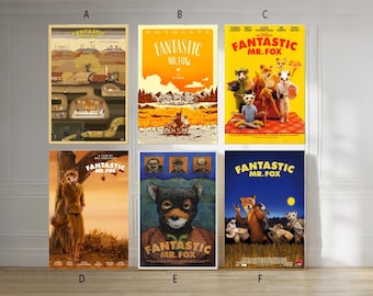 Fantastic Mr. Fox 2011 Film classic movie canvas poster unframe multiple choice-12x18‘’16x24‘’24x36''