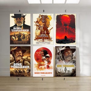 Bone tomahawk 2015 Film classic movie canvas poster unframe multiple choice-12x18‘’16x24‘’24x36''