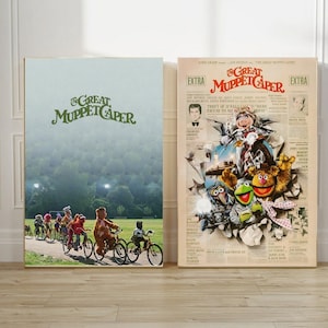 "The Great Muppet Caper"" Leinwanddruck""" ungerahmt Leinwand ""24x18''""16x24"""