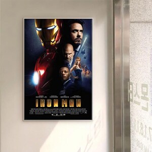 Iron Man 1 2008 film klassieke film canvas poster unframed multiple choice-12 x 18''16 x 24''24 x 36'' A