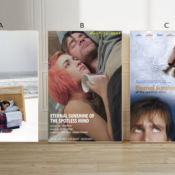 Eternal sunshine of the makellos Geist Film Leinwand Poster ungerahmt 30 x 45 x 24 cm Leinwand