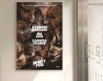 Infinity Pool Film clásico película canvas póster unframe opción múltiple-12x18''16x24''24x36''