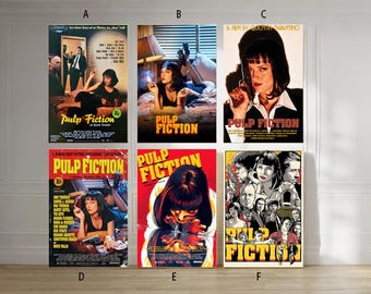 90’s pulpfiction Movie Poster 61*91.5cm PULP FICTION Movie Poster | Framed Film Print | Retro Vintage Wall