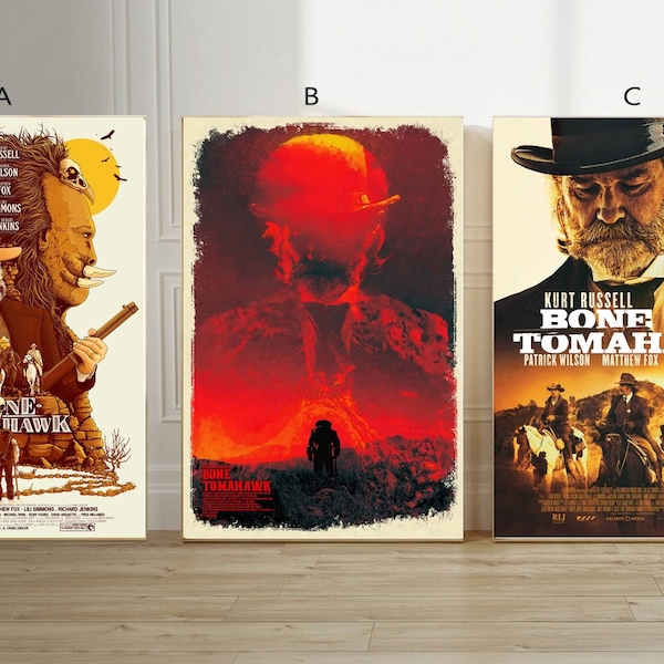 Bone tomahawk Film classic movie canvas poster unframe multiple choice-12x18‘’16x24‘’24x36''