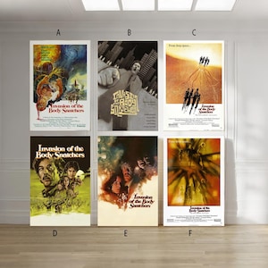 Invasion of the Body Snatchers 1978 Film classic movie canvas poster unframe multiple choice-12x18‘’16x24‘’24x36''