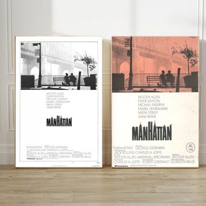 Manhattan Film classic movie canvas poster unframe multiple choice-12x18‘’16x24‘’24x36''
