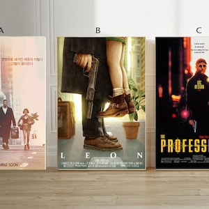 Leon the Professional Film classic movie canvas poster unframe multiple choice-12x18‘’16x24‘’24x36&#39;&#39;